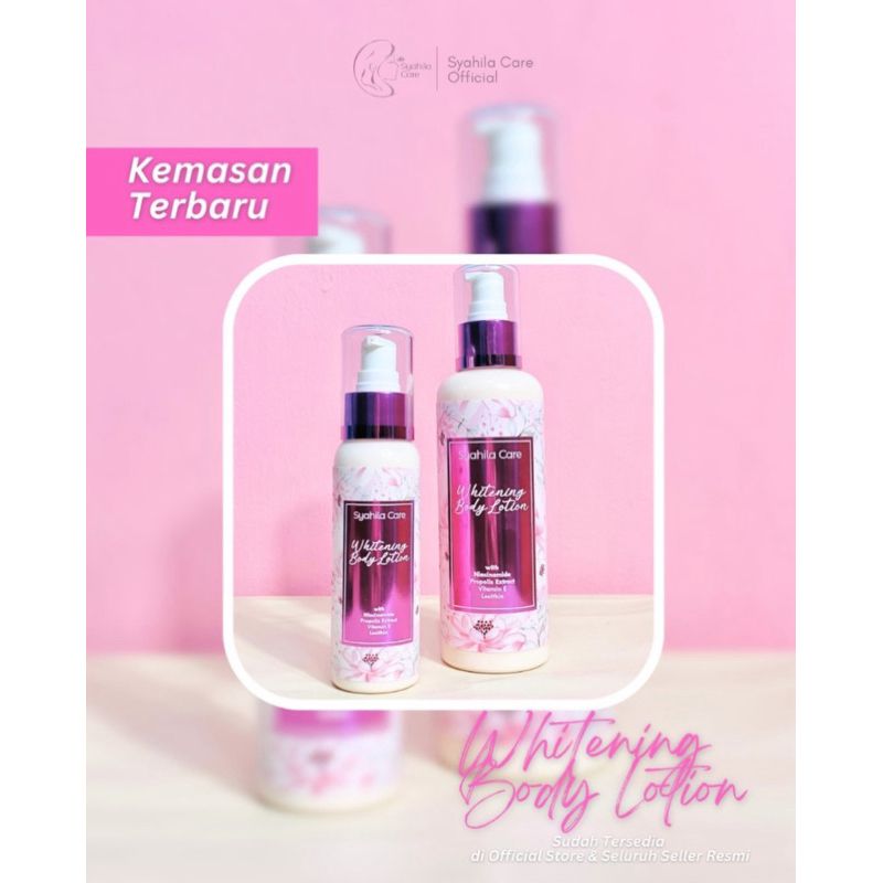 HANDBODY SYAHILA CARE | WHITENING BODY LOTION SYAHILA CARE 100ml