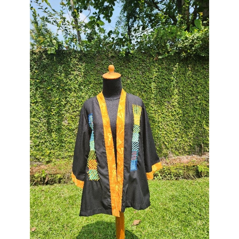 Outer Batik/atasan wanita/outer hijab/outer/perca/batik/luaran