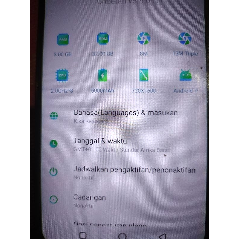 mesin infinix hot 8 3/32