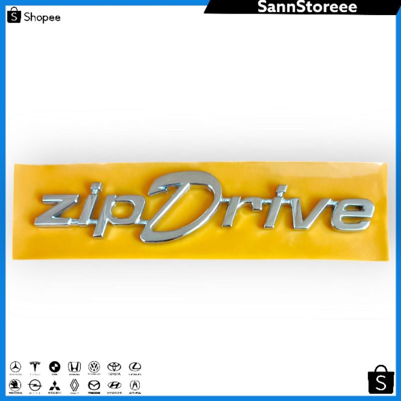 Emblem Tilisan zipDrive Kia Visto 2000-2015 Original / Emblem Logo Tulisan ZipDrive Original kia