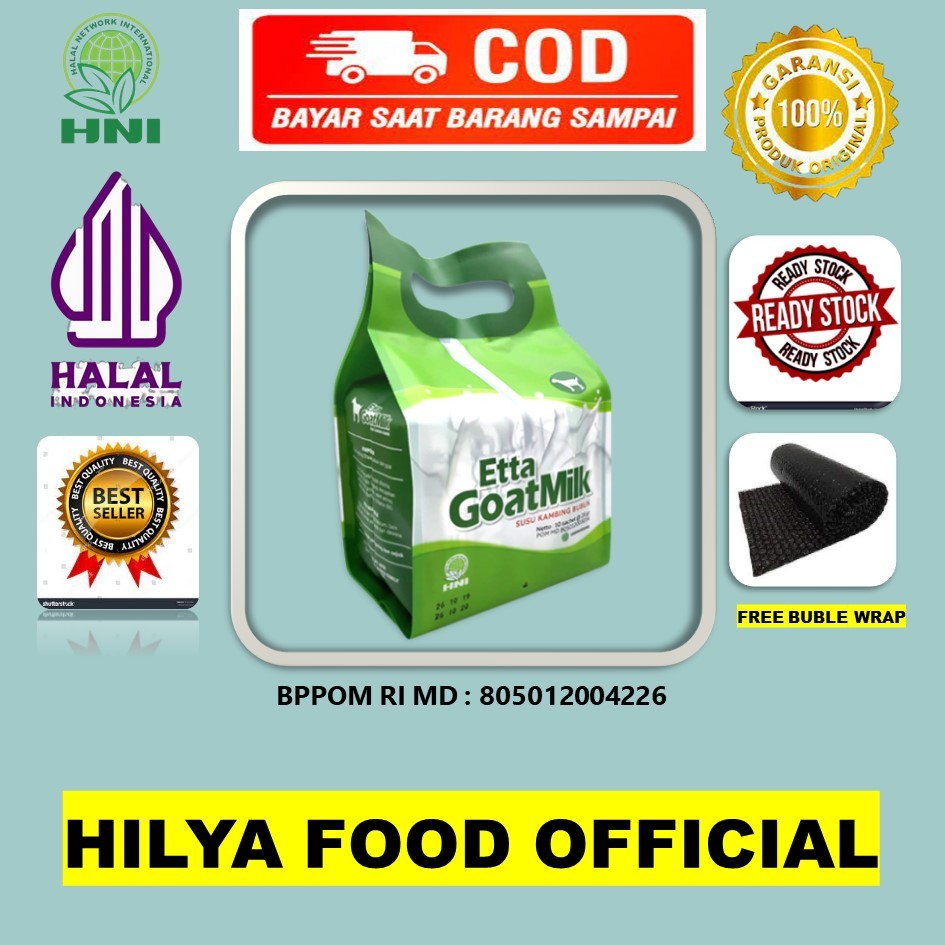 

Etta Goat Milk (EGM) Susu Kambing bubuk premium obat pencernaan cocok untuk segala umur