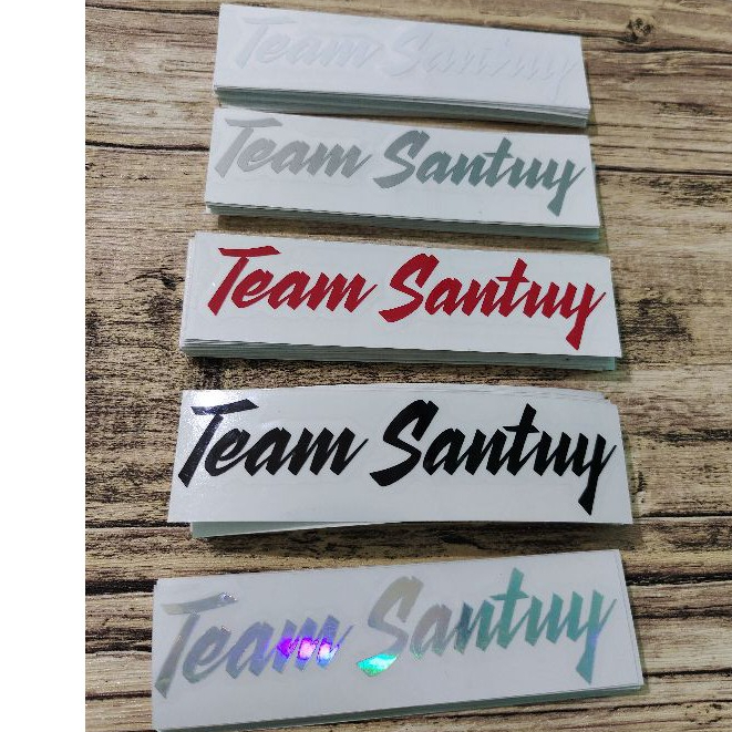 STICKER TEAM SANTUY CUTTING