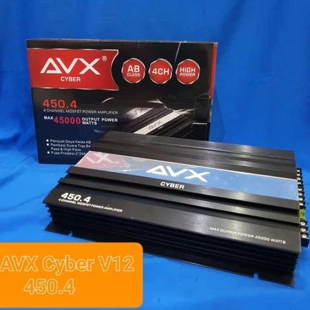 power 4 channel AVX cyber 450.4 power amplifier 45000 watt