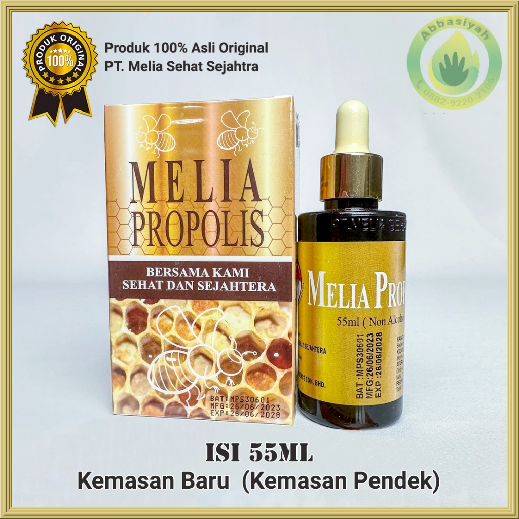 

Melia Propolis 55ml Original Kemasan baru barcode