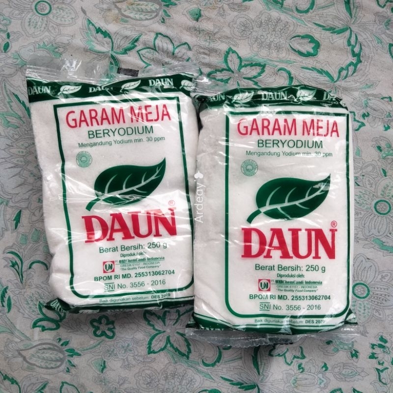 

Garam Meja Daun beryodium 250gr