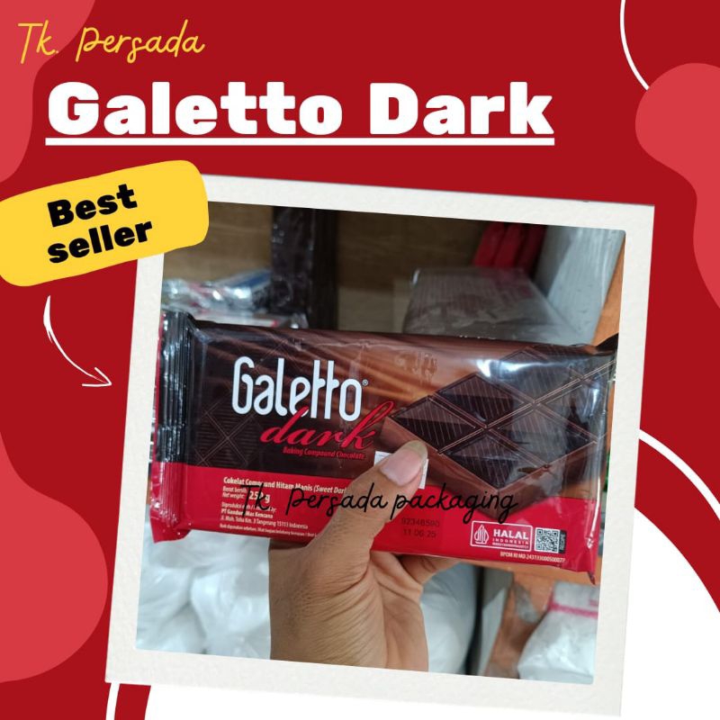 

[ 250 gr ] Galetto Coklat Batang 250 Gr - Coklat Batang Galeto 250 Gr - BAKING COMPOUND CHOCOLATE 250 gr