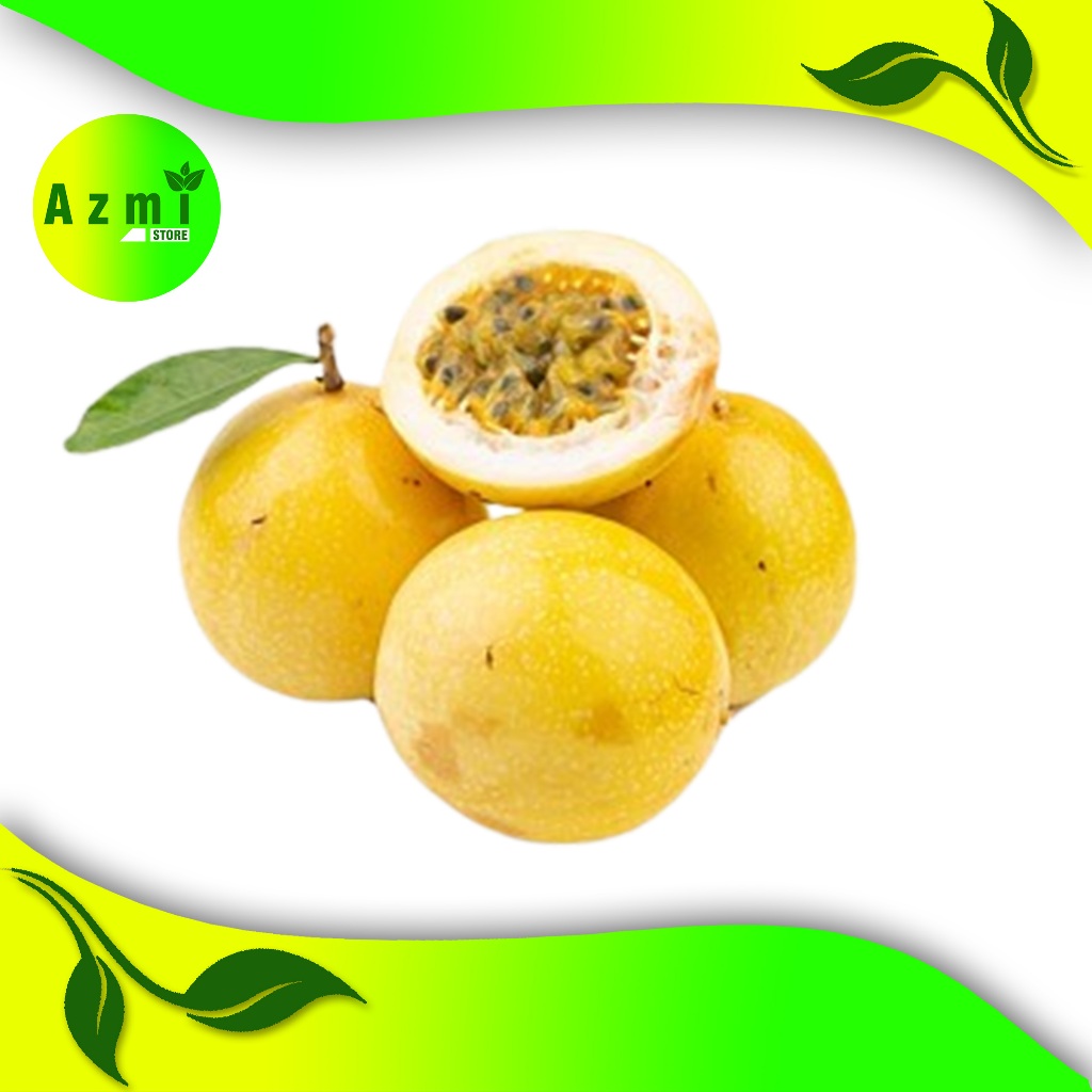 

Buah Markisa Segar 1 kg - Markisa Kuning Matang (asam)