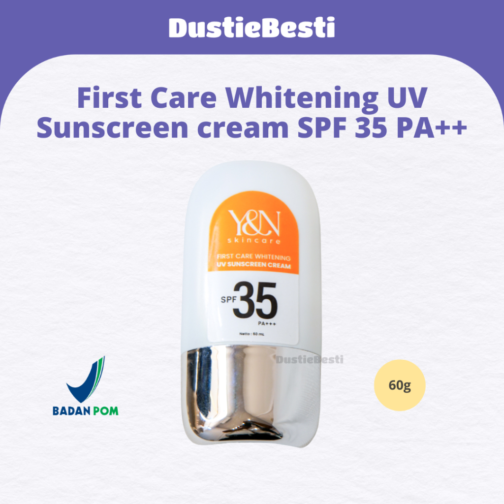 Sunscreen Cream SPF PA+++ - Sunscreen Melindungi Kulit dari Penuaan, Tidak Iritasi - YnN Skincare