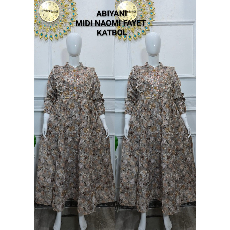 Midi dress Payet swarozki Abiyan ori realpict