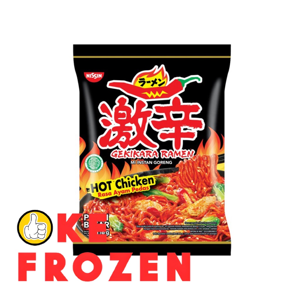 

NISSIN GEKIKARA RAMEN HOT CHICKEN PORSI BESAR 118GR/ RASA AYAM PEDAS