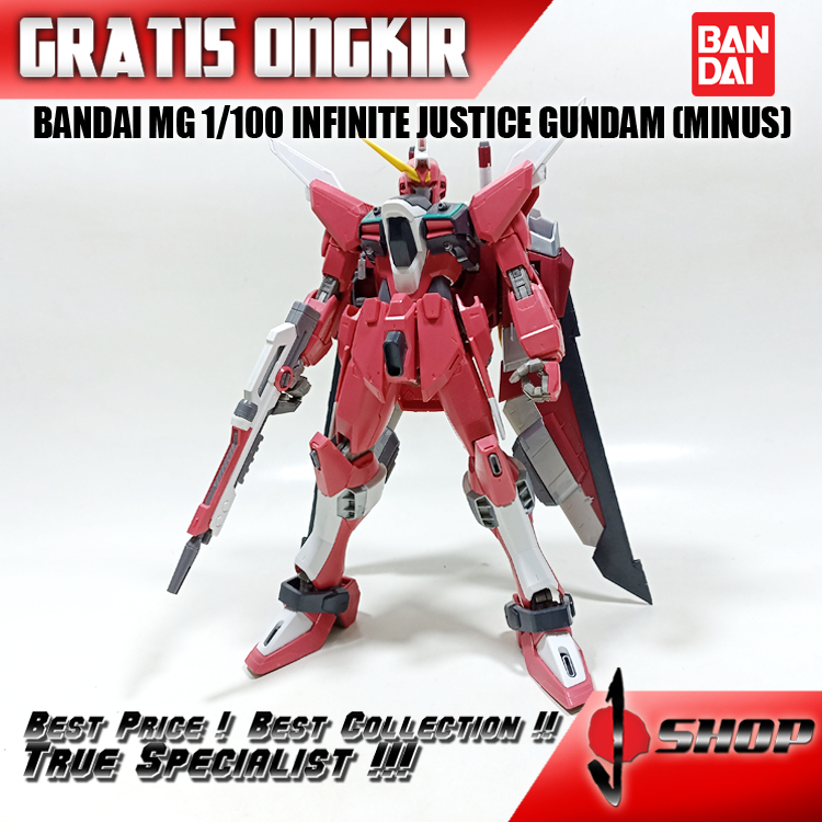 BANDAI MG 1/100 INFINITE JUSTICE GUNDAM (MINUS)
