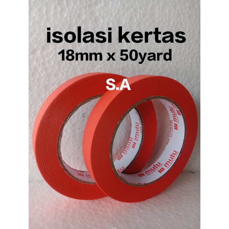

solasi kertas masking tape 18mmx50yard