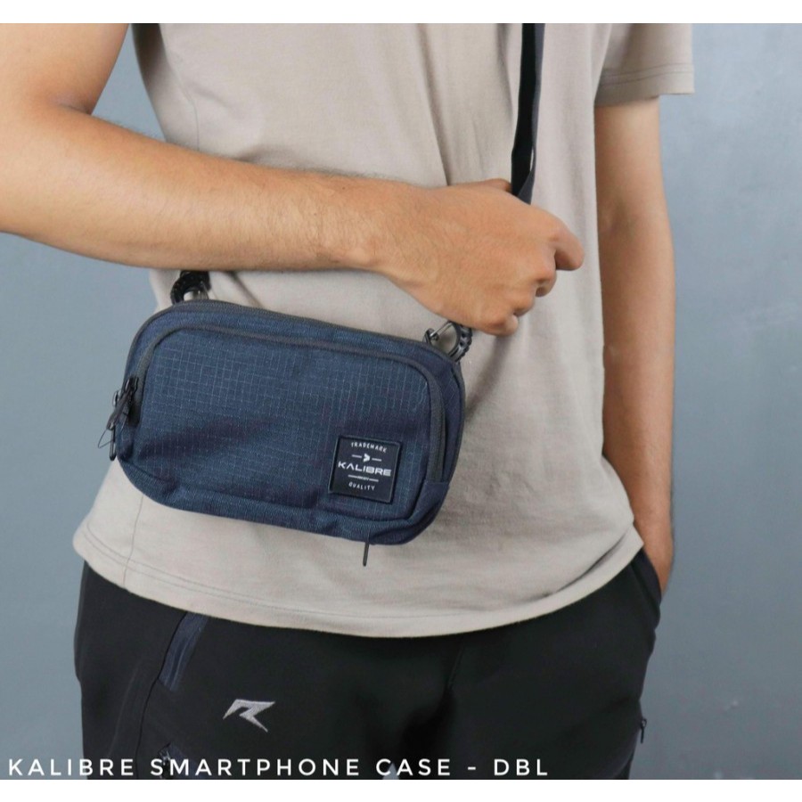 Tas Selempang Hp Kalibre 928106446 / 928106 446 / 920799 Dark Blue Smartphone Case Landscape Origina