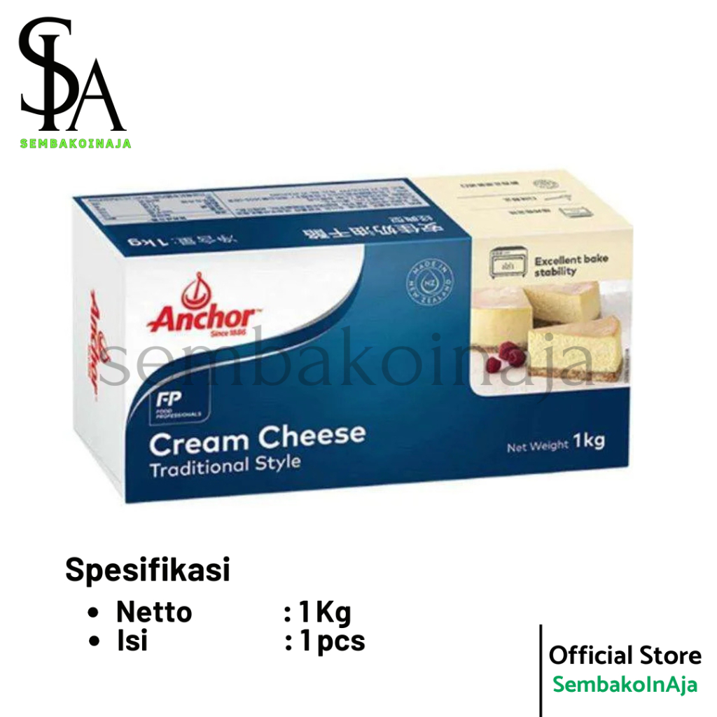 

[ ANCHOR ] Cream Cheeze 1Kg