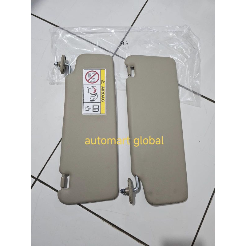 sun visor Mobilio Brio set tanpa kaca