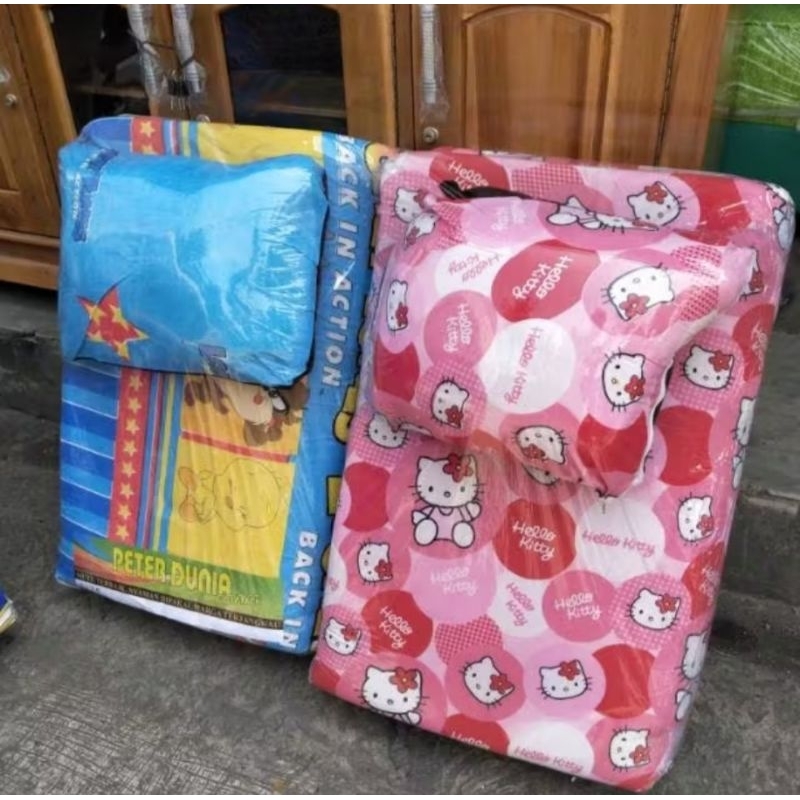 Kasur Lantai Lipat + Bantal