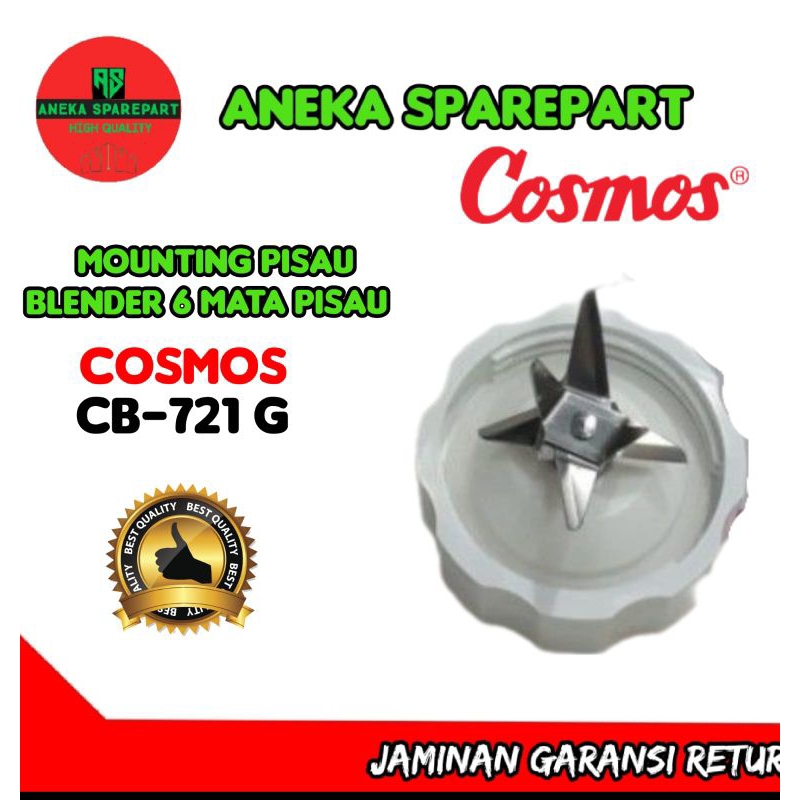 MOUNTING PISAU BLENDER 6 MATA PISAU,BLENDER COSMOS CB-721 G