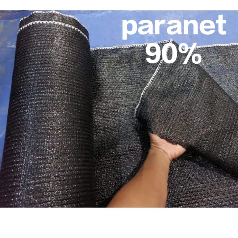 paranet 90% lebar 4 meter polos tanpa lis