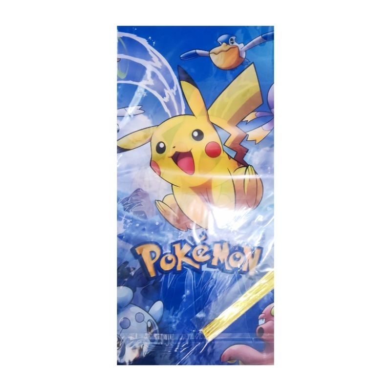 Plastik POKEMON PIKACHU isi 10pc Goodie bag POKEMON PIKACHU Plastik Snack ulang tahun POKEMON PIKACH