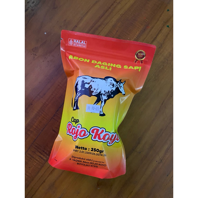 

Abon Sapi Rojo Koyo 250gr