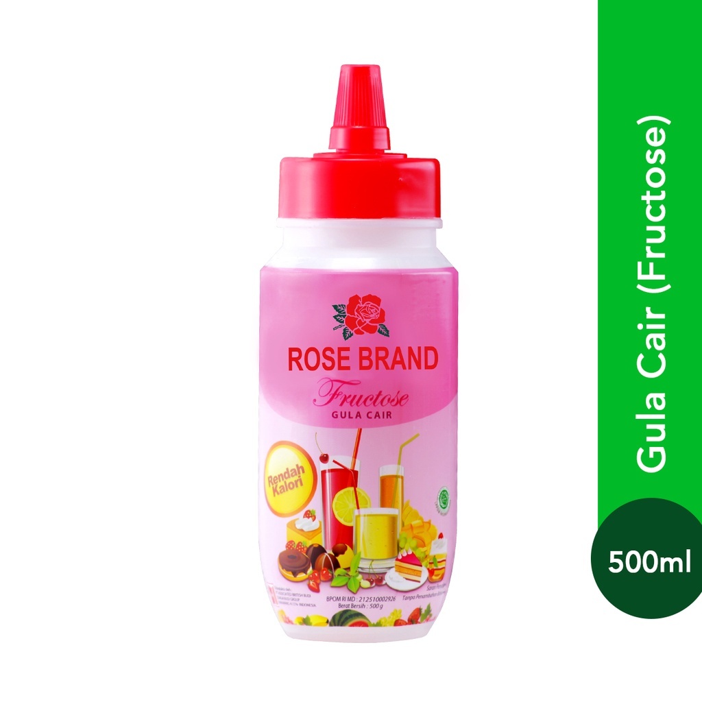 

Gula Cair Sirup Fruktosa Rose Brand 500 gr