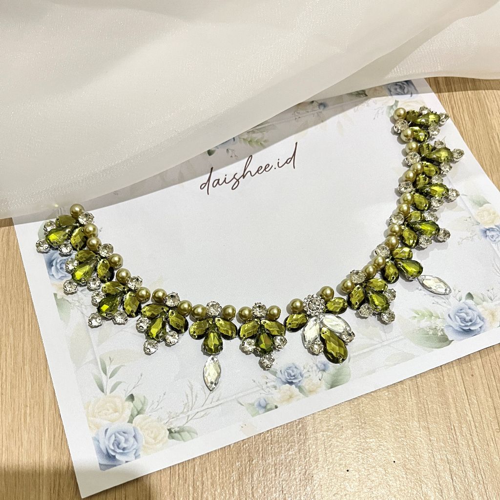 Payet Rangkai Leher Kebaya/Baju Pesta