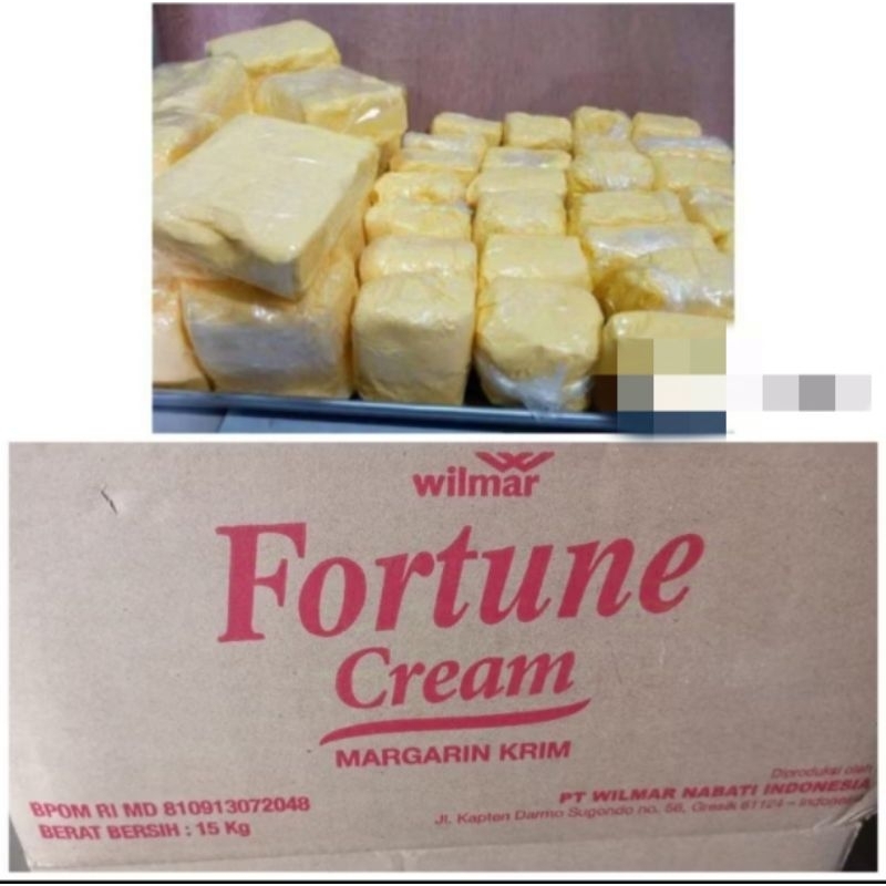 

Margarin Repack Fortune /merk lain 250 gr