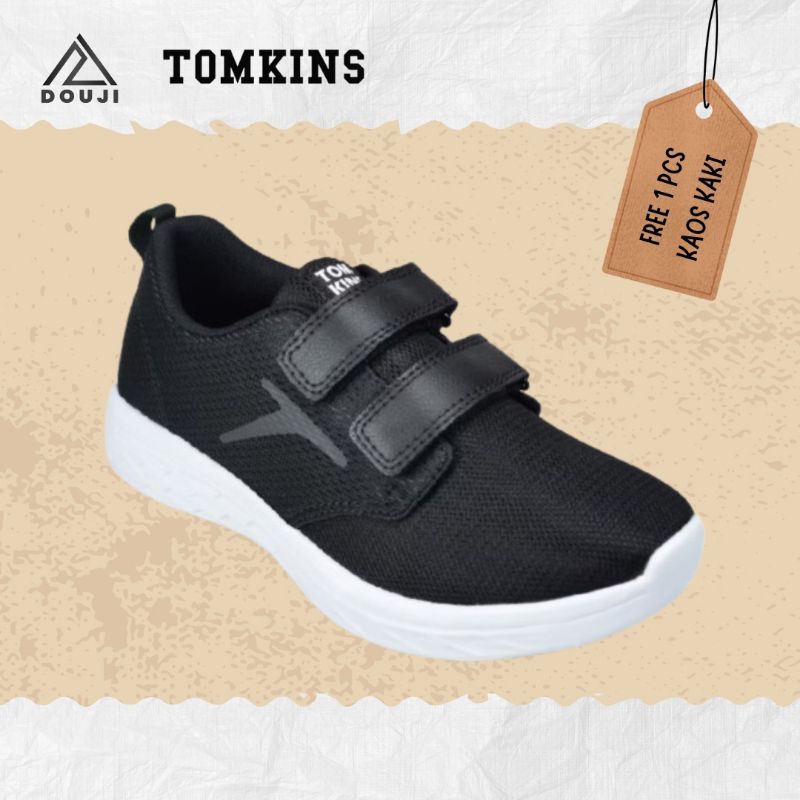 Sepatu sekolah Tomkins carnival sepatu sekolah anak SD laki laki original branded gratis kaos kaki p