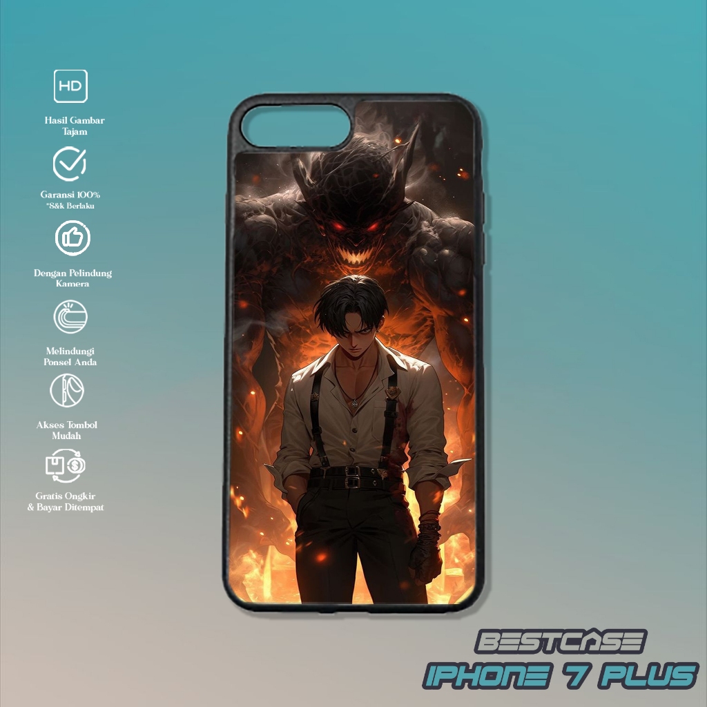 Case Iphone 7 Plus - Casing Hp Iphone 7 Plus - Motif ( AOT ) - Silikon Hp Iphone 7 Plus - Softcase G