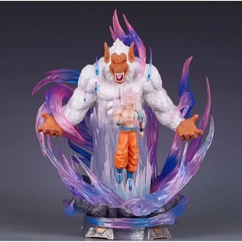Action Figure Dragon Ball Son Goku Ultra Instinct with Great Ape Oozaru