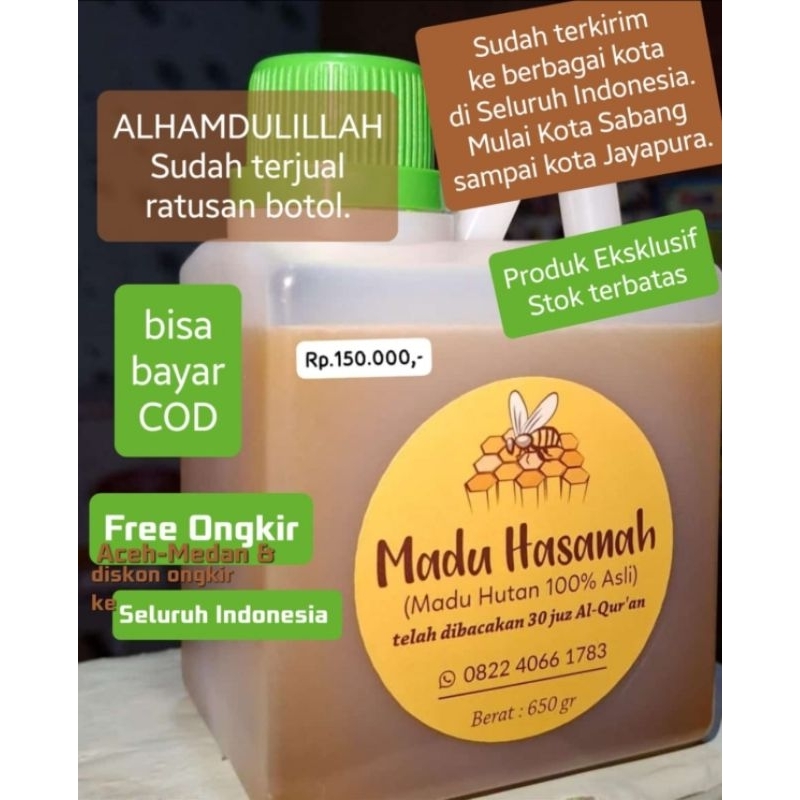 

Madu Hasanah || Madu Hutan 100% Asli