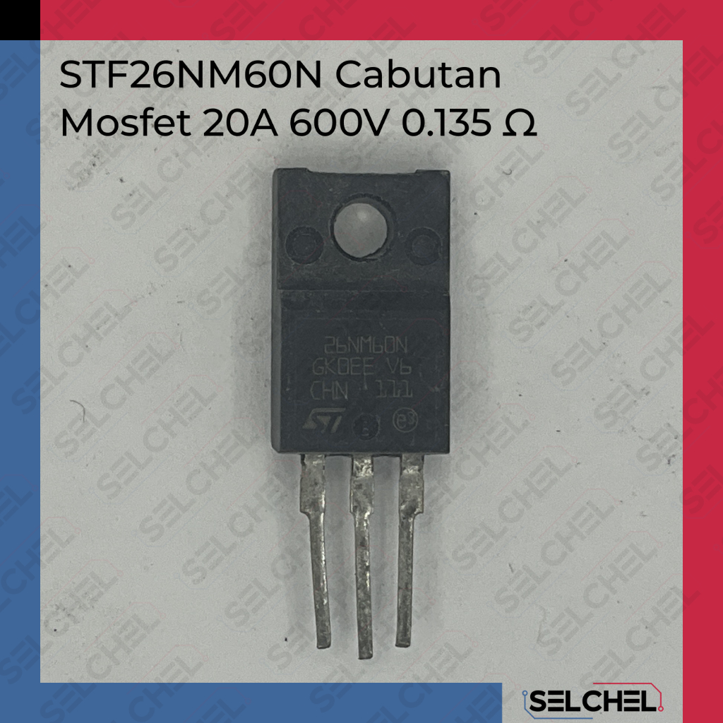 STF26NM60N 26N60 cabutan original 600V 20A 135mohm