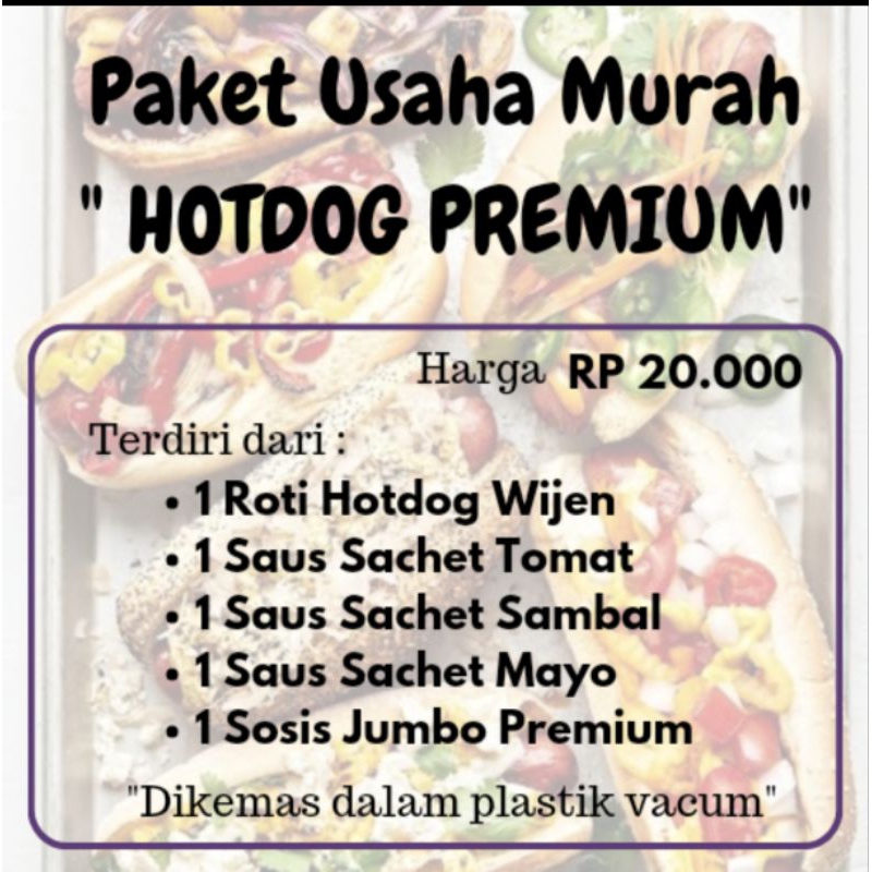 

Paket Usaha Murah, paket usaha pemula, paket usaha Hotdog