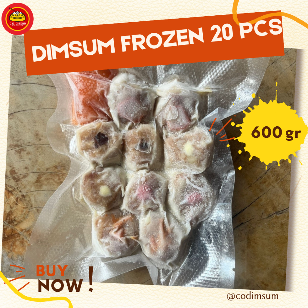 

DIMSUM AYAM 20 PCS | DIMSUM FRESH FROZEN | KEMASAN VAKUM | DIMSUM MURAH HALAL HOMEMADE RESELLER