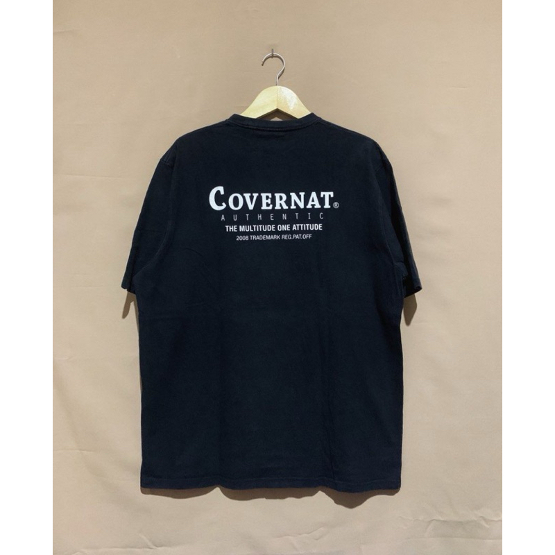 Covernat Black T-Shirt | Kaos Covernat