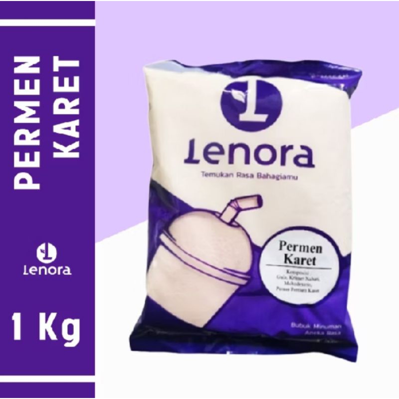 

LENORA Bubuk minuman permen karet /serbuk minuman/powder drink rasa permen karet