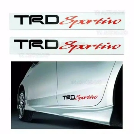 sticker stiker mobil TRD Sportivo stiker TRD Sportivo Toyota avanza agya calya keren