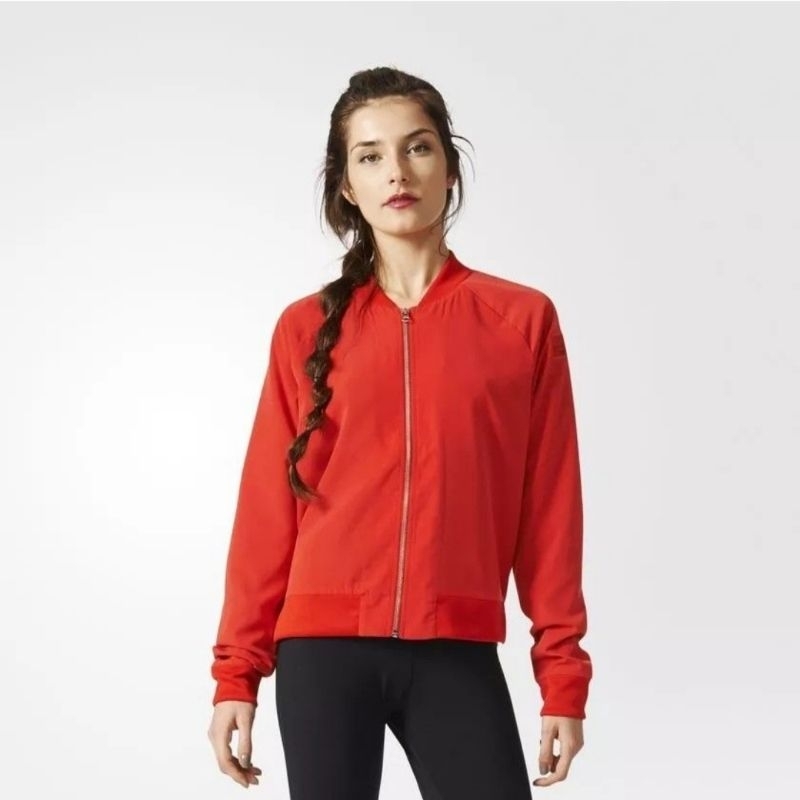 Adidas Originals X Equipment ADV / 91-17 Women’s Red TrackTop Jacket | Preloved | Like New