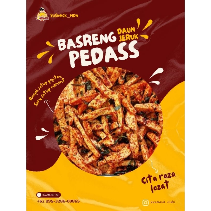 

basreng daun Jeruk pedas 1kg