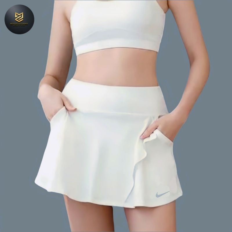 rok mini olahraga/celana rok pendek/rok celana olahraga/bawahan olahraga wanita/celana rok wanita