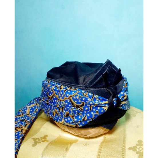 Grosir Terbaik  peci batik udeng iket blangkon lipat jawa sunda batik tradisional sliwir full tutup 
