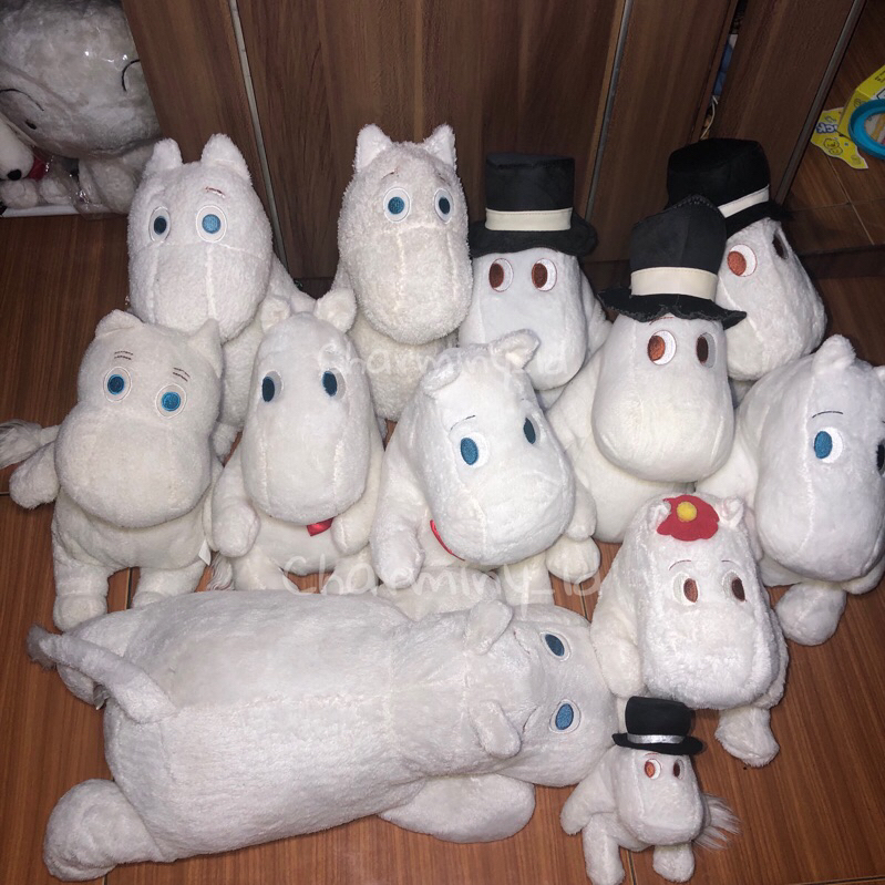 Boneka all about Doll Moomin preloved murah pl brand & No brand original gantungan kunci ganci topi 