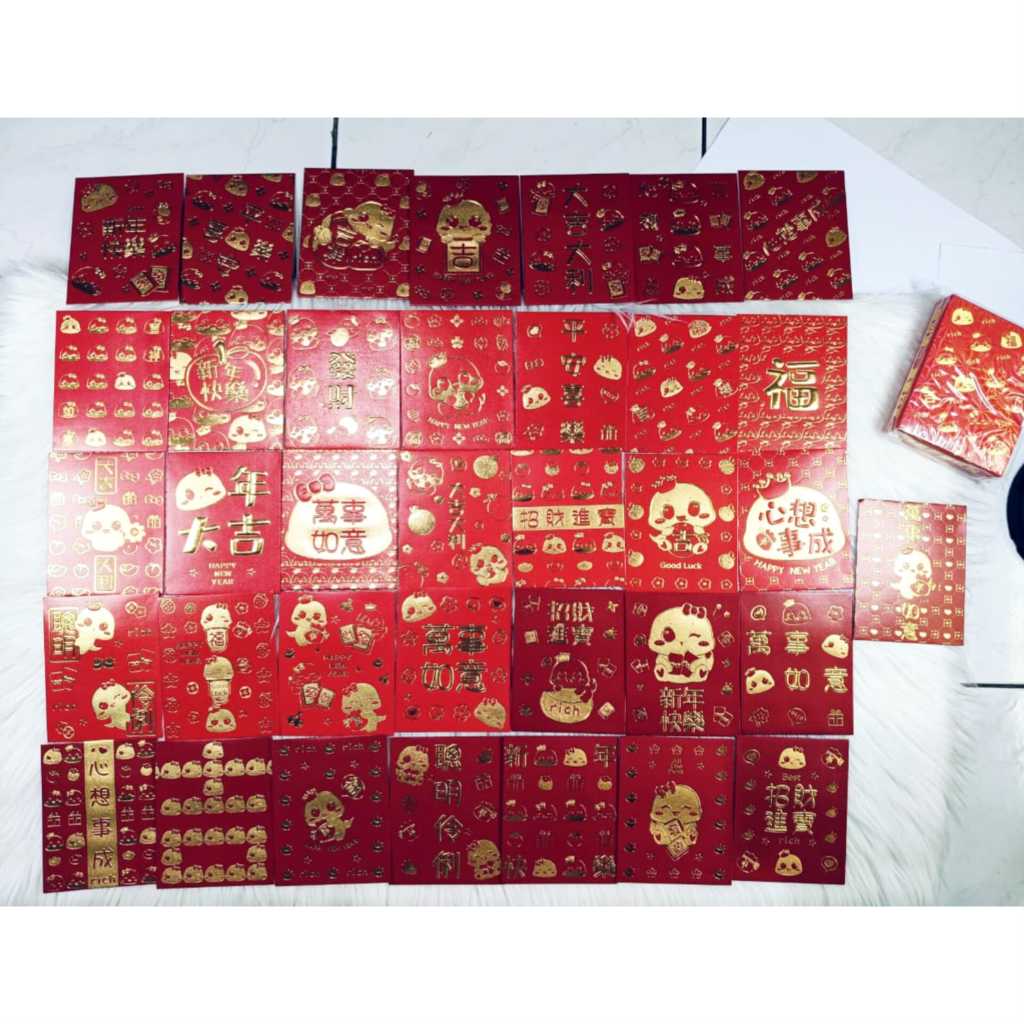 

Angpao Imlek Shio Ular 4065 Isi 36pcs | Angpau Sincia Merah Isi Banyak