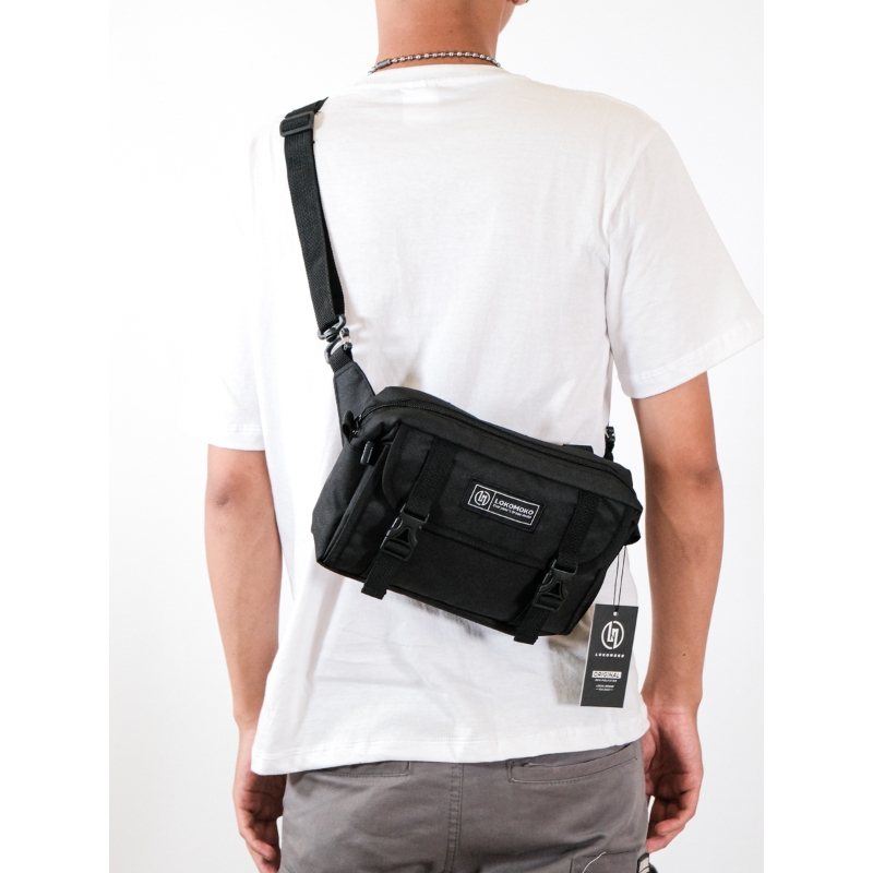 Lokomoko Tas Selempang Zira Pria wanita Banyak Ruang