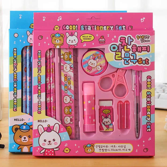 

Baru Sampai Laciola Paket Alat Tulis Lengkap 9 In 1 Pensil Set Hadiah Gift Sekolah