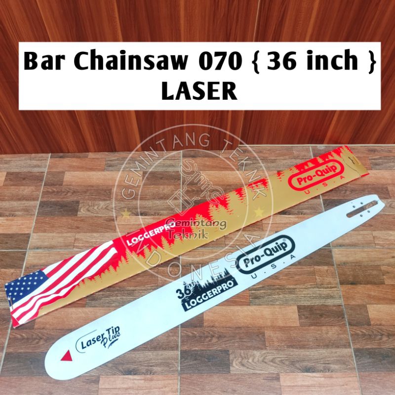 BAR SENSO 070 36 INCH BAJA 52 MATA / BAR CHAINSAW 070 36 INCH BAJA 52 MATA / BAR MESIN SENSO BESAR
