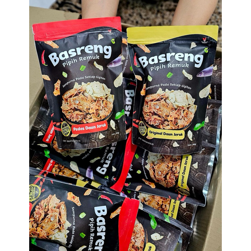 

Basreng Viral Pipih Remuk Jeruk purut 100 gram Original dan pedas