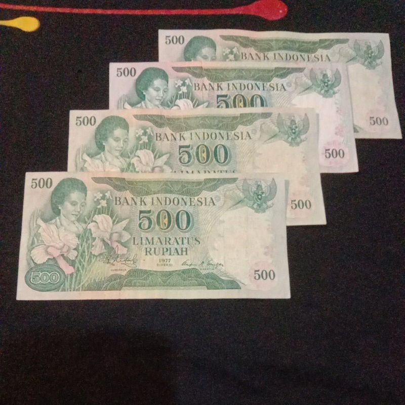 500 rupiah ibu konde tahun 1977 #pernah edar (BAGUS)