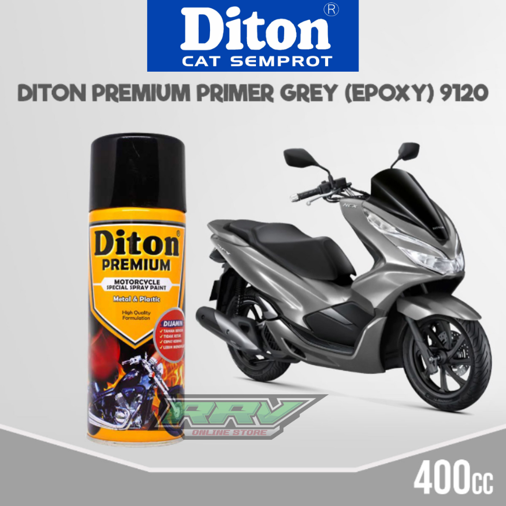 CAT DITON PRIMER GREY (9120) CAT SEMPROT UNTUK DASAR DITON PREMIUM 400cc