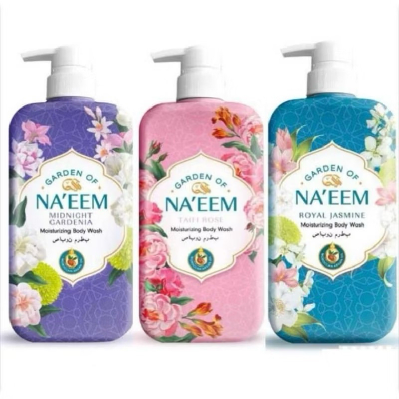 TERMURAH NAEEM BODY WASH 480ML BOTOL PUMP / NA’EEM / NAEM BOTOL JUMBO BESAR